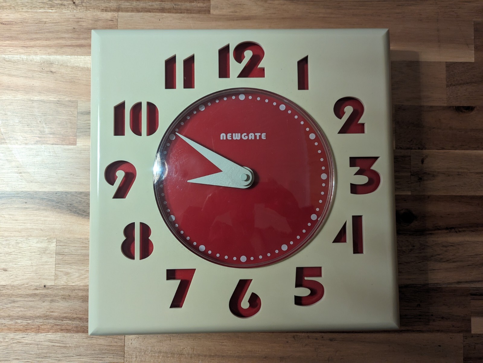 Vintage Art Deco Style Wall Clock Newgate eBay