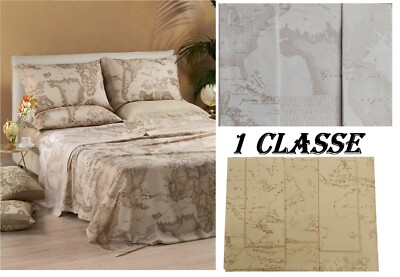 1. KLASSE ALVIERO MARTINI BETTWÄSCHE BAUMWOLLE PERKAL DOPPELBETT BEDRUCKT