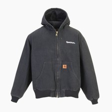 Active Hooded Jacket - Washed Black