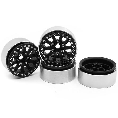 Llantas de aleación Beadlock Crawler 4 piezas RC 1/10 1,9"" para SCX10 CC01 D90 D110 T4 - Imagen 10 de 12