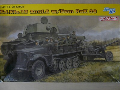 Model 1/35 DRAGON Ref 6732 Sd.Kfz.10 Ausf.A w/5cm Pak 38