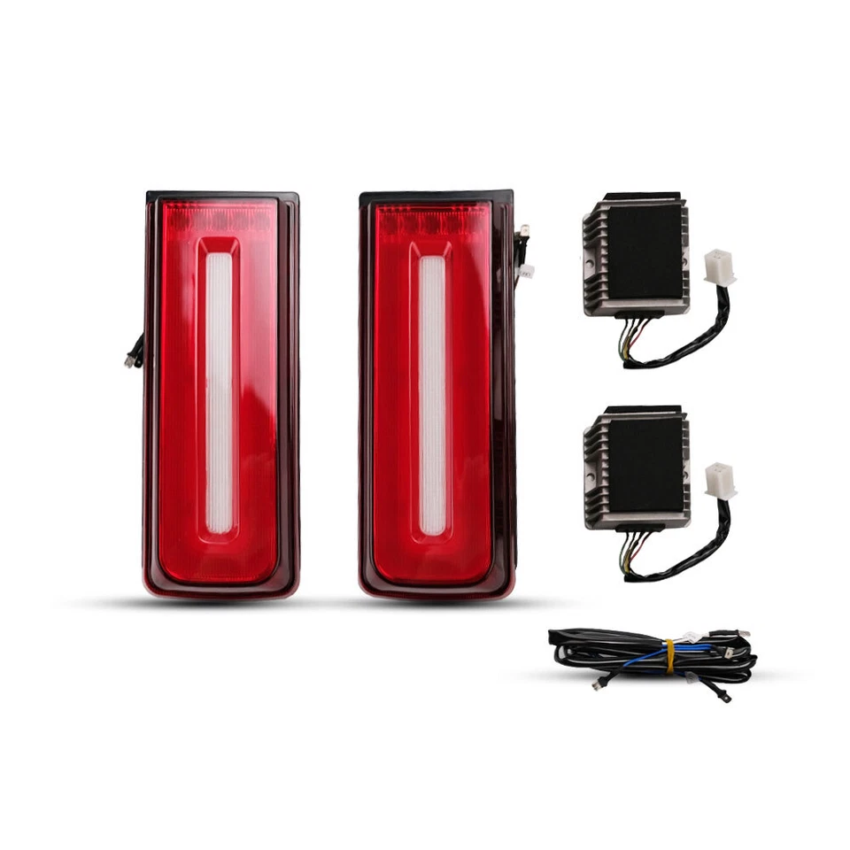 Par de luces traseras LED luces de señalización para Mercedes Benz W463 G63 G550 G500 1999-2018 Foto 4 de 4