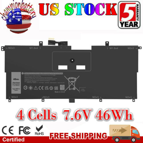 NNF1C HMPFH Battery for Dell XPS 13 2 in 1 9365 XPS 13 9365 2-in-1 