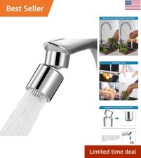 360-Degree Swivel Kitchen Sink Aerator, Dual-Function Sprayer Faucet Head