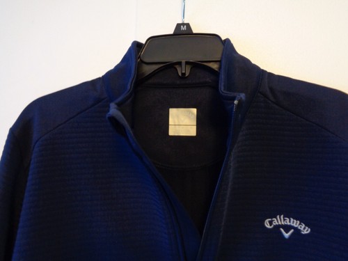 Pullover para hombre Callaway "PEACOAT" cuarto cremallera nuevo S/CH - Imagen 8 de 10
