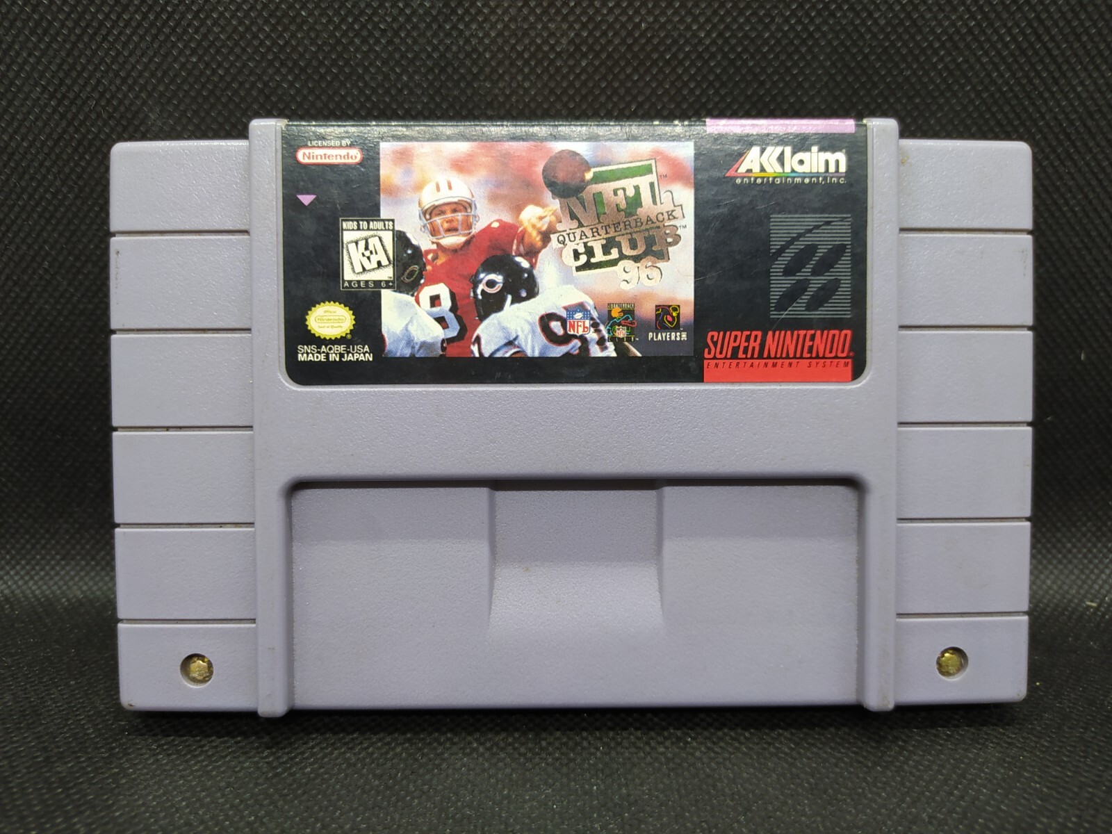 NFL Quarterback Club 96 - Super NES Nintendo SNES US - SNS-AQBE-USA