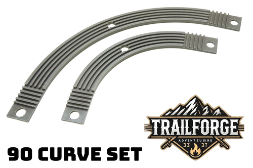 Moduli aggiuntivi Trailforge scala 1/18 RC Crawler Course: ponte curva 90 gradi - Foto 1 di 4