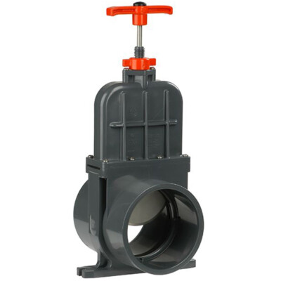 VDL Zugschieber Ø 160 mm PVC Edelstahl Schieber Absperrschieber Filter Koi Teich