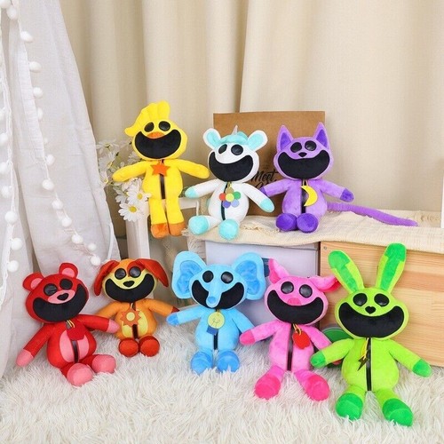 NEW Smiling Critters Figure Plush Doll CatNap Hoppy Hopscotch Monster Doll Toys