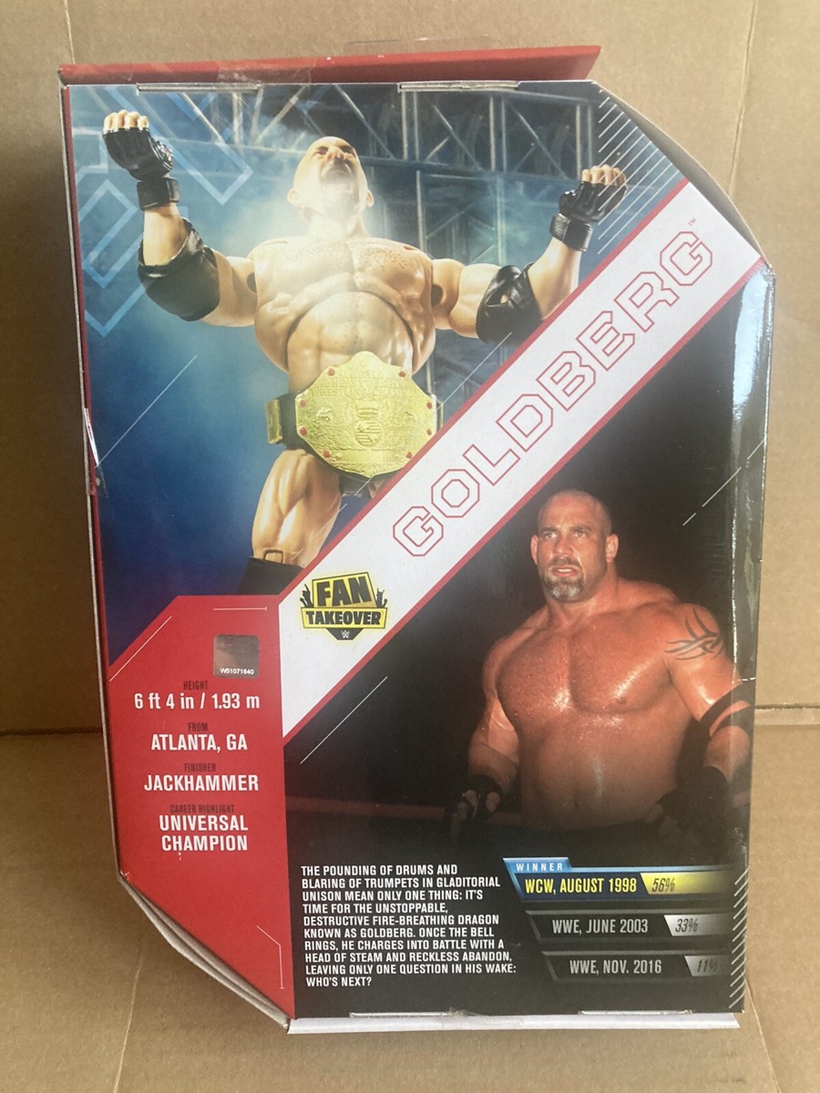 Mattel WWE Fan TakeOver Ultimate Edition Goldberg In Hand! US