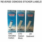Reverse Osmosis RO Water Filters Housing Stickers for PP Sediment,CTO Carbon,GAC