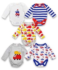 Ex Debenhams Baby Boys Bodysuits Top Cars Lorry X 1 Age N/B 3 6 9 12  Months