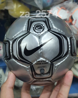 Nike Chrome Scorpion Mini Football Silver Official Soccer Match