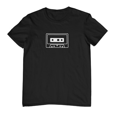 CASSETTE TAPE T-SHIRT (Retro Musik C60 C90 C120 Taping Vinyl C60 Schallplatte 70er 80er)