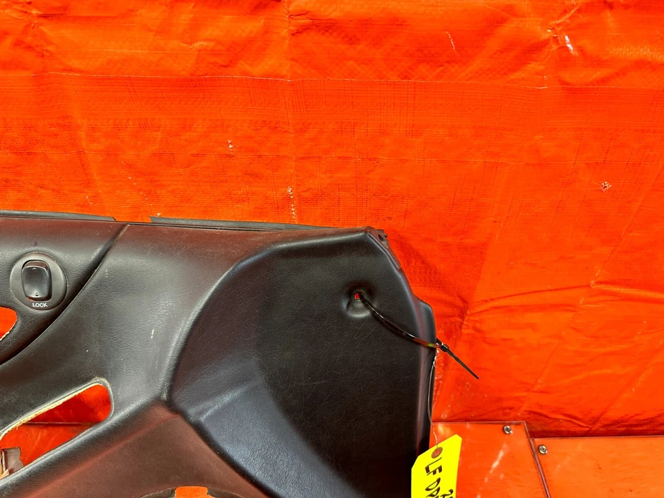 93-97 HONDA DEL SOL - LEFT AND RIGHT DOOR PANELS - ALL BLACK - OEM #295 - Image 2 of 4