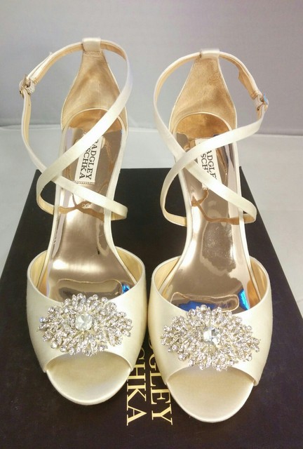 ivory wedge heels
