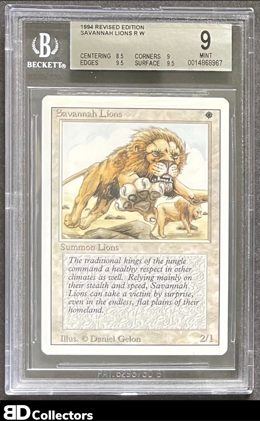 REVISED SAVANNAH LIONS BGS 9 1994 Magic The Gathering MTG Mint | eBay