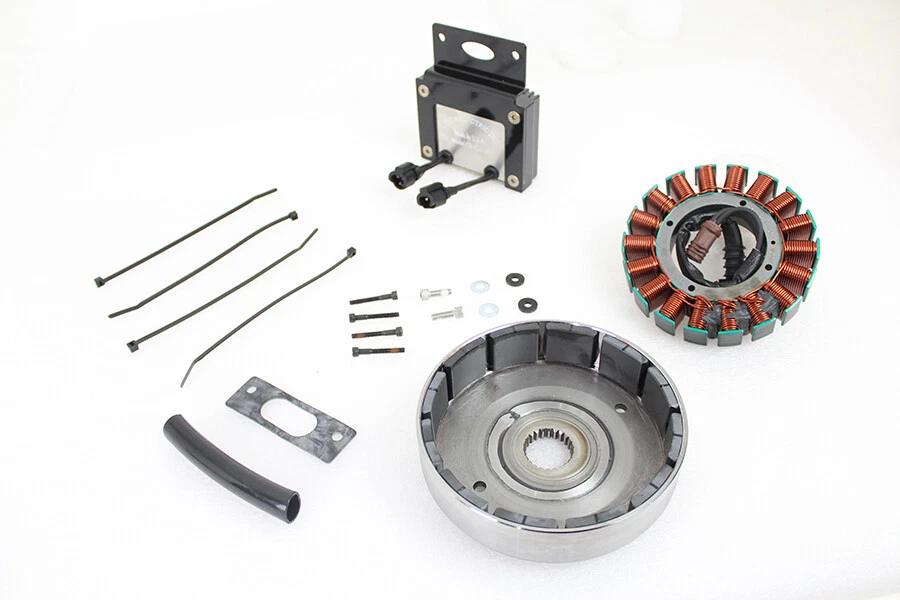 Kit de alternador trifásico FLT 56 amperios para Harley Davidson Foto 2 de 4