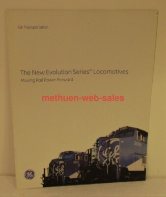2003 ~ GE ~ The New Evolution Series Lokomotiven ~ Broschüre ~ Poster