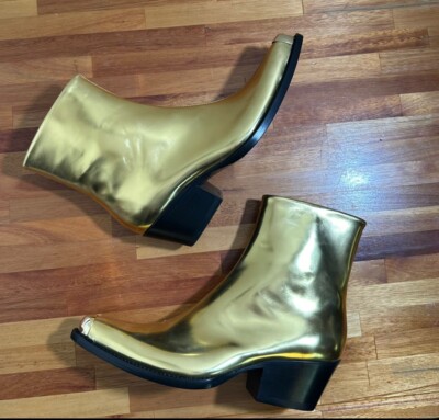 NWB Calvin Klein 205W39NYC RAF Simons Western Cowboy Ankle Boots