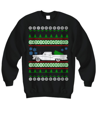 1st gen Ford Ranchero Ugly Christmas Sweater Jumper - Sweatshirt
