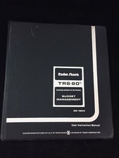 1979 RADIO SHACK TRS-80 BUDGET MANAGEMENT, LEVEL II BASIC OR DISC BASIC 26-1603