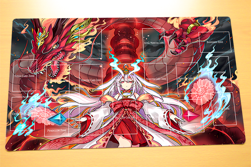 Tappetino Da Gioco Yu-Gi-Oh! Aquamancer Of The Sanctuary - 600x350mm Con Borsa, Antiscivolo - Foto 4