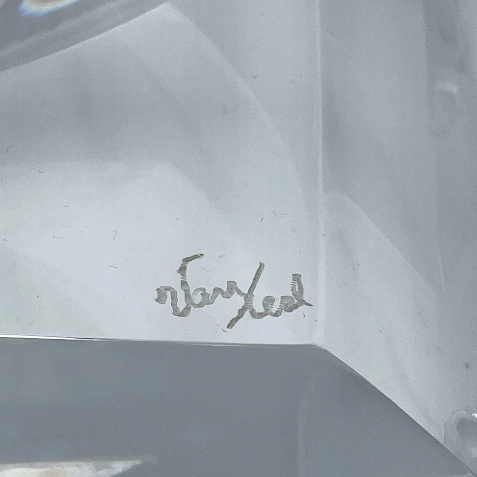 Mid-Century Modern Original Van Teal Lucite Sculpture Signed - Image 2 of 4