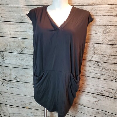 Lemon Tart Plus Black Sleeveless Tunic Size 1X NWT 