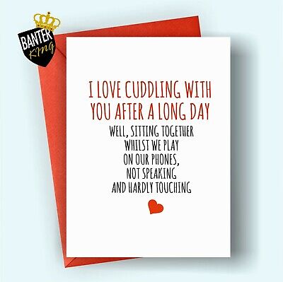 #899 VALENTINES CARD BIRTHDAY CARD When i Tell you i love you Rude Funny