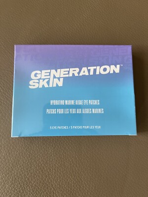Generation Skin Hydrating Marine Algae Eye Patches 5-Pairs BNIB SEALED