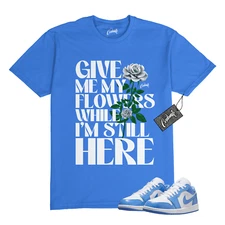 1 Low Legend Blue White T Shirt to Match FLOWERS