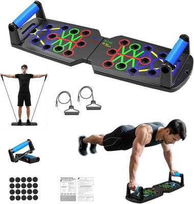 Push up Board for Men - 15-In-1 Foldable Pushup Board with Push up Bar, Handles