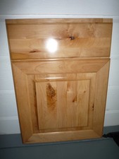 Solid Maple Prestige Cabinets Sample Cupboard Panel Drawer Door Hinges 24.5"x18"