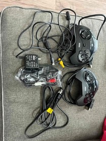 SEGA Saturn Console Black w/ Power & AV Cords, NTSC-U/C MK-80000 - READ DESCRIP