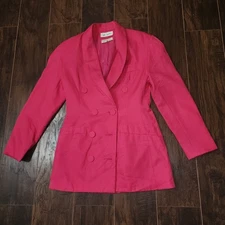Speigel Vintage 80's Pink Double Breast Womens Blazer Size 4