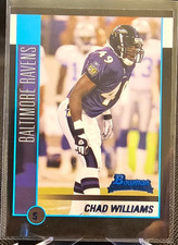 2002 Bowman Chad Williams RC #240 Baltimore Ravens