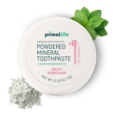 Tooth Cleaning Powder with Natural Kaolin  Bentonite Clay - 60+ Brushings
