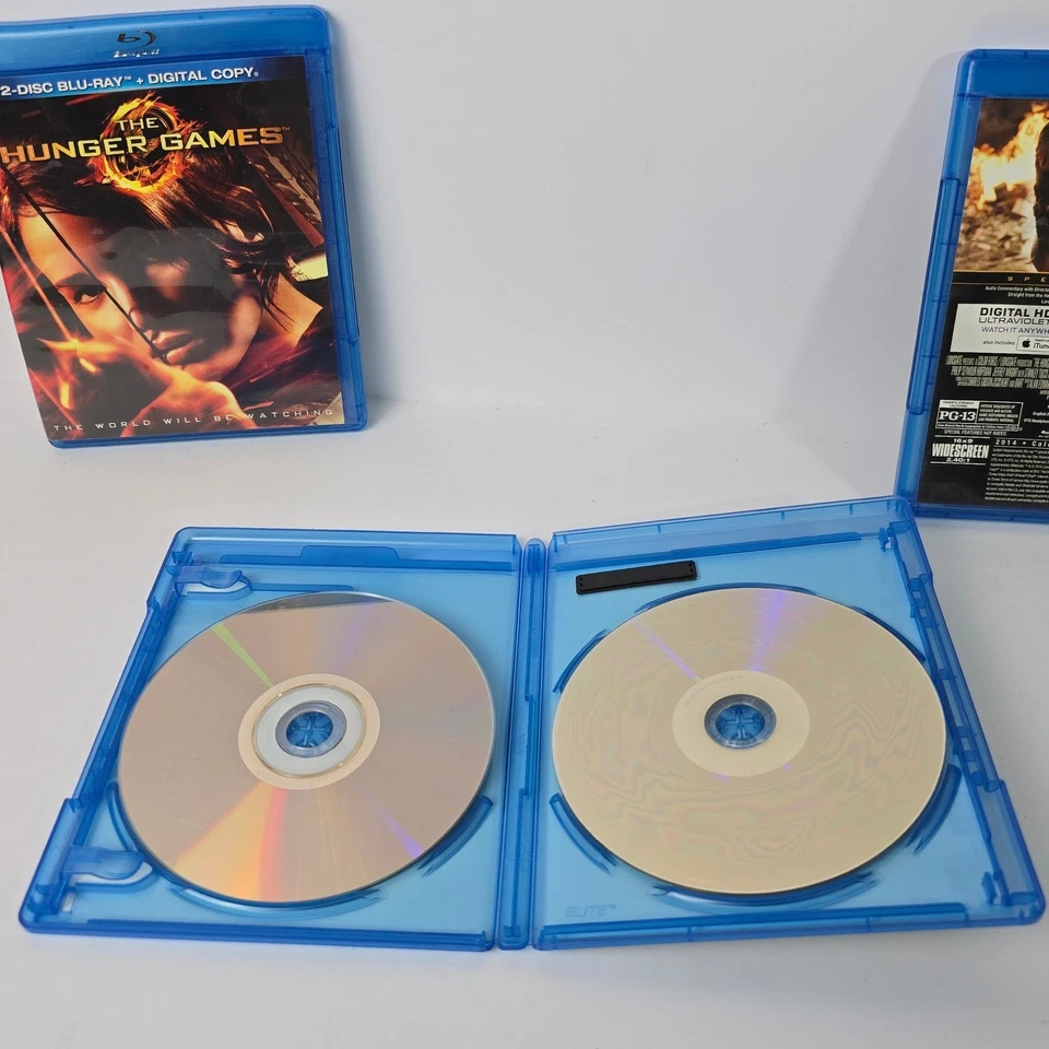 The Hunger Games Blu-ray DVD Digital Copy Trilogy Set Catching Fire Mockingjay - Image 4 of 4