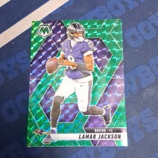 Panini 2025 Mosaic Lamar Jackson Mosaic Prizm #3 Baltimore Ravens Football