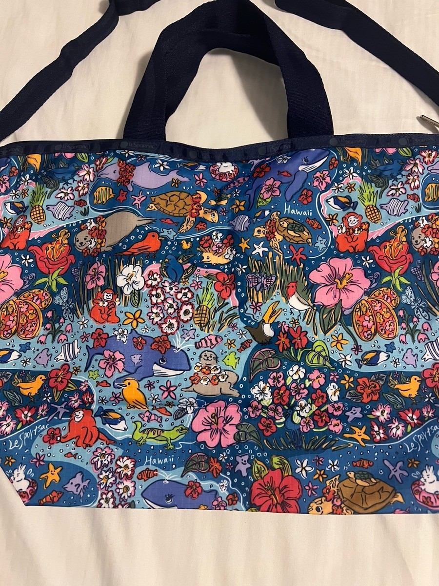Lesportsac Hawaii Exclusive Easy Carry Tote Hawaii Wild Life