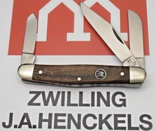 Vintage 1990’s JA Henckels by BOKER Solingen Large Stock Knife - Walnut Handles