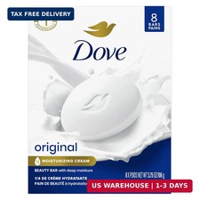 Dove Beauty Bar Soap Original 8 Count for Sof...