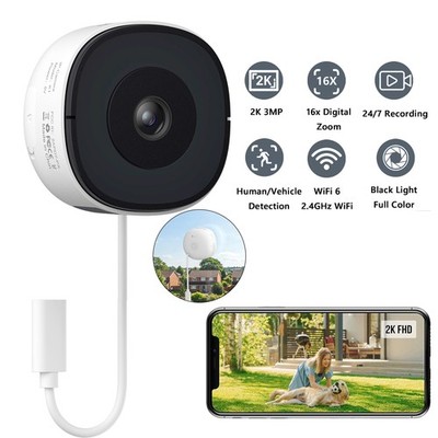 Wansview 3MP Window Camera Wifi Indoor Security Camera System Human Detection