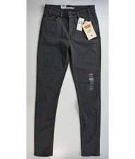 Image of LEVIS 721 Vintage High Rise Skinny Jeans Womens 26x30 Gray NEW with Tags Classic