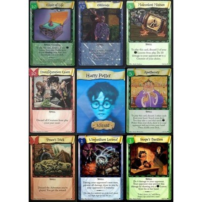 Harry Potter TCG  - Base Set - Pick Your Cards - Holos + Foils - NM/LP 