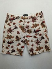 Pantaloncini chino uomo Scotch & Soda taglia 32 colorati stampa floreale tropicale cotone