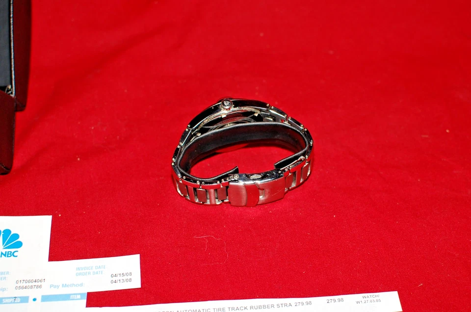 Croton Men's Stainless Bracelet Watch Swiss Automatic 10ATM Day Date Time 330ft - Image 4 of 4