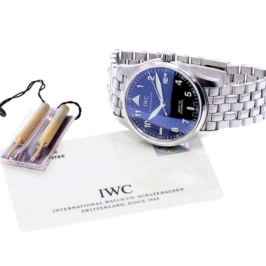 IWC SCHAFFHAUSEN PILOT WATCH SPITFIRE MARK XV 38mm SS Black Dial Automatic #C338