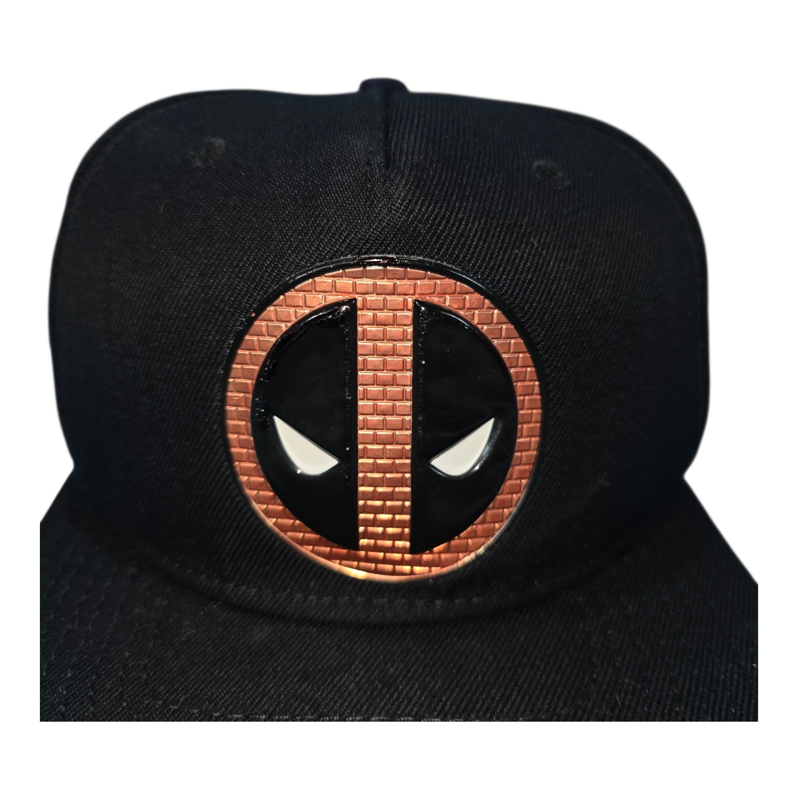 Deadpool Marvel Black Snapback Hat Cap Adjustable… - image 2